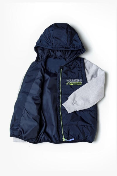 Transitional jacket with hood - 2in1