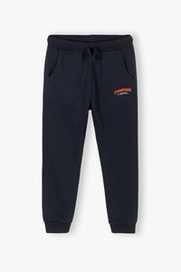 Regular sweatpants for boys, navy blue - Champion