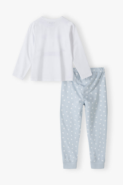 Girls' pajamas with a dog print