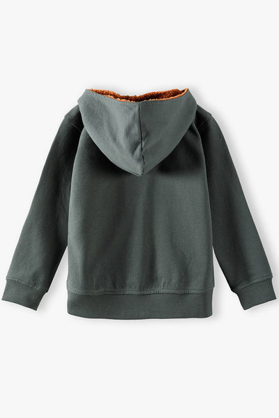 Boys' hooded sweatshirt - green