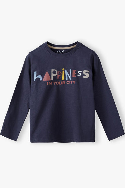 Blue T-Shirt - Happiness