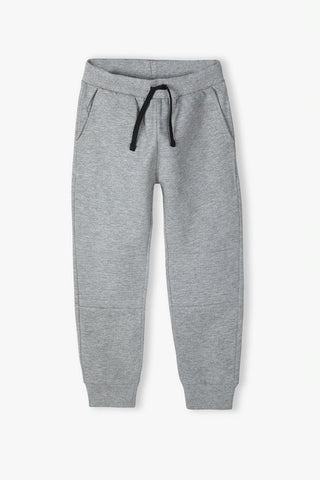 Sweatpants reinforced on the knees - gray