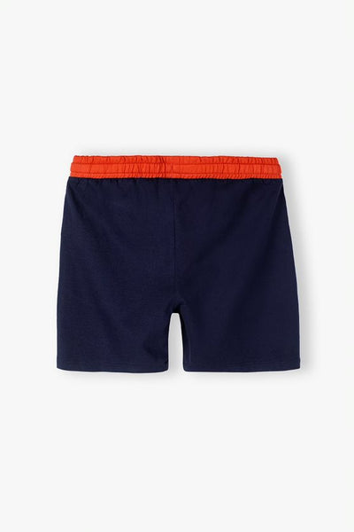 Blue short with an anchor