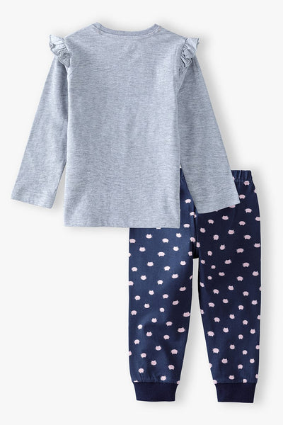 Cotton pyjamas for girls-Forest animals