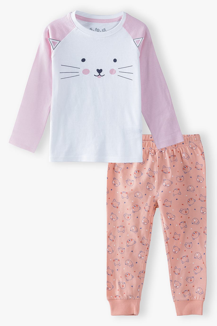 Girl's pyjamas with cat face
