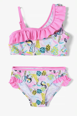 Two-piece swimsuit for a girl