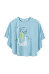 T-shirt for a girl - blue