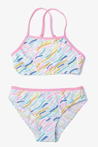 Colorful swimsuit for a girl