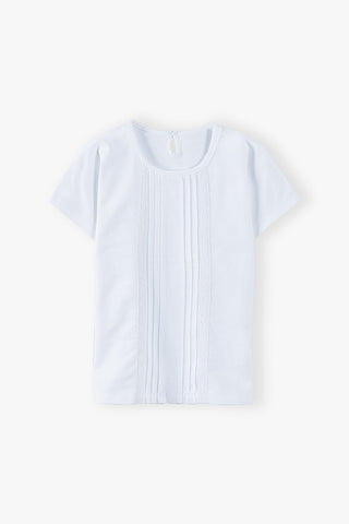 A cotton white t-shirt for girls