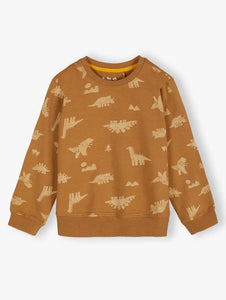 Boys' cotton blouse with dinosaurs