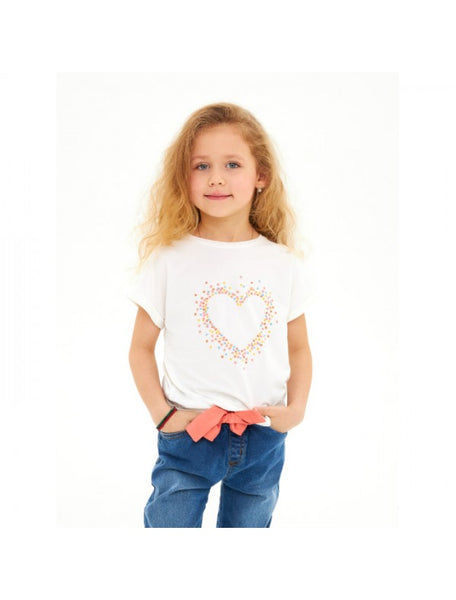 Girls Blouse with a Heart